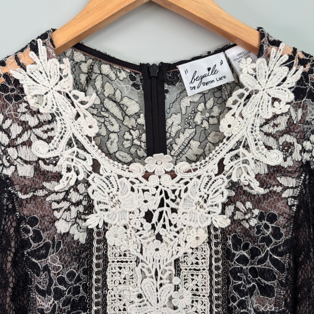 Anthropologie Beguile Byron Lars Size 0 Dress Sequins Cocktail Wedding Guest - Picture 4 of 16